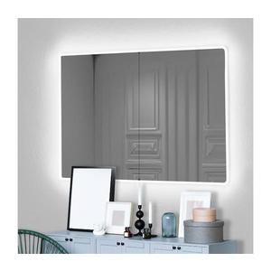 LED Nástěnné zrcadlo s podsvícením RECTANGULAR 80x60 cm bílá obraz