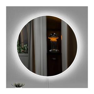 LED Nástěnné zrcadlo s podsvícením ROUND pr. 60 cm bílá obraz