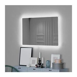 LED Nástěnné zrcadlo s podsvícením RECTANGULAR 60x40 cm bílá obraz