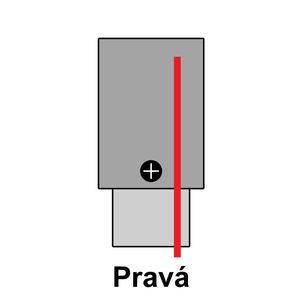 T-LED Koncovka s přívodem pro vestavnou 3F lištu Vyberte variantu: Pravá bílá 105678 obraz