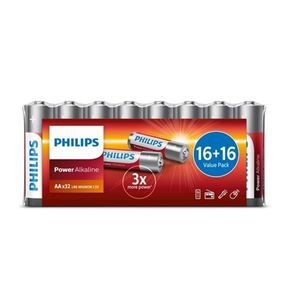 Philips Baterie AA 1, 5 V Power Alkaline, 32 ks obraz