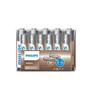 Philips Baterie Entry Alkaline, 10 ks AA + 6 ks AAA obraz