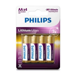 Philips Baterie AAA 1, 5 V Lithium Ultra, 4 ks obraz