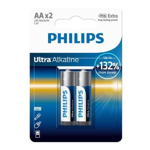 Philips Baterie AA 1, 5 V Ultra Alkaline, 2 ks obraz