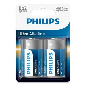 Philips Baterie D 1, 5 V Ultra Alkaline obraz