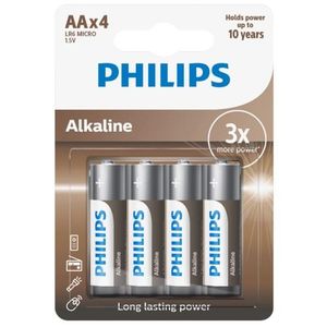 Philips Baterie AA Entry Alkaline, 4 ks obraz