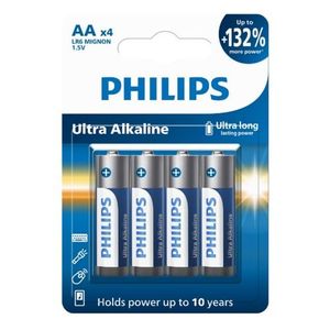 Philips Baterie AA 1, 5 V Ultra Alkaline, 4 ks obraz