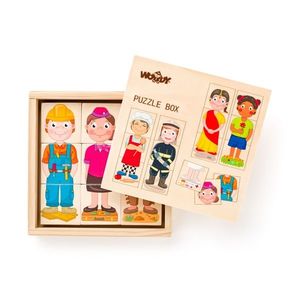 Woody Puzzle Lidé a povolání obraz