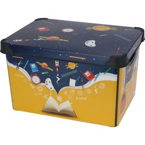 Dětský úložný box s víkem Universe, 41 x 30 x 24 cm, 22 l, plast obraz