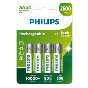 Philips Nabíjecí baterie AA 1, 2 V, 4 ks obraz