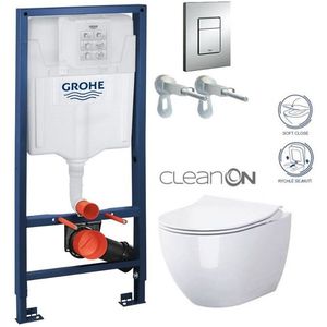 GROHE Rapid SL Rapid SL pro závěsné WC 38528SET 38772001 obraz