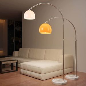 Jago 86955 Jago Stojací oblouková lampa, bílá, 130 - 180 cm obraz