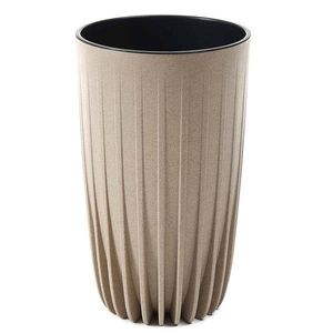 DekorStyle Květináč STRIPPED ECO II 30 cm latte obraz