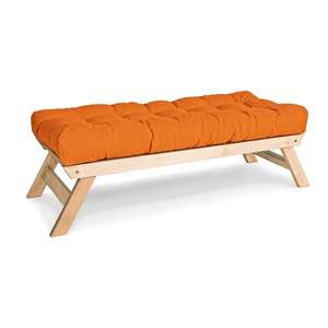 MarLiving Lavice BREEZIO 01 140 cm z masivu/oranžová obraz