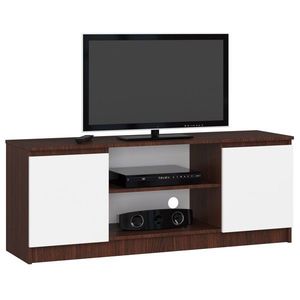 Ak furniture TV stolek Beron 140 cm venge/bílý obraz