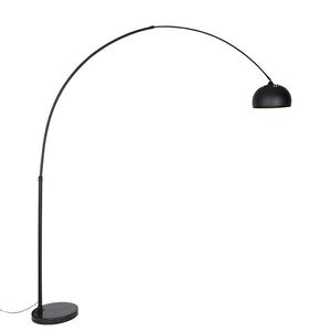 Moderní oblouková lampa černá - XXL obraz