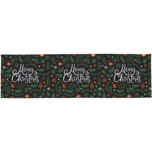 Bavlněný běhoun na stůl s vánočním motivem 40x140 cm Very Merry Christmas – Butter Kings obraz