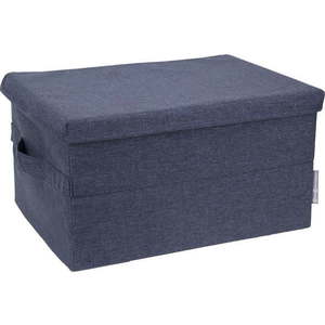 Modrý látkový úložný box s víkem 34x45x25 cm Soft Storage – Bigso Box of Sweden obraz