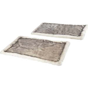 Sada 2 hnědých koberců k posteli Mint Rugs Soft, 90 x 140 cm obraz