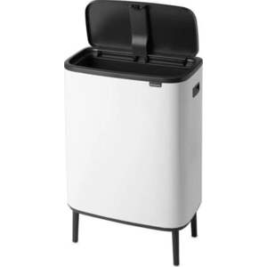 Bílý dotykový ocelový odpadkový koš 60 l Bo Touch Bin Hi – Brabantia obraz