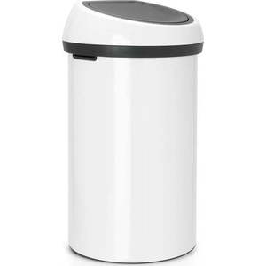 Bílý dotykový ocelový odpadkový koš 60 l Touch Bin – Brabantia obraz