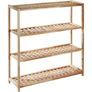 Botník z ořechového dřeva Premier Housewares Shoe Rack, 79 x 80 cm obraz