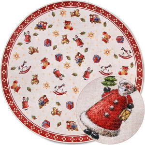 Červený kulatý koberec s vánočním motivem ø 150 cm Red Christmas – Villeroy&Boch obraz