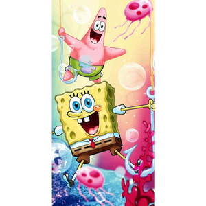 Bavlněná dětská osuška 70x140 cm Sponge Bob – Jerry Fabrics obraz