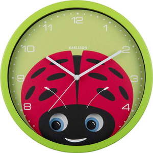 Dětské hodiny ø 31 cm Peekaboo Ladybug – Karlsson obraz