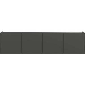 Antracitový TV stolek 183x45 cm Piana – Germania obraz