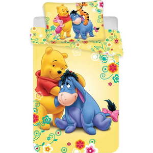 Bavlněné dětské povlečení do postýlky 100x135 cm Winnie-the-Pooh – Jerry Fabrics obraz