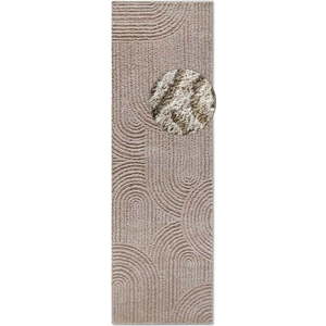 Béžový běhoun 80x240 cm Chappe Beige – Elle Decoration obraz