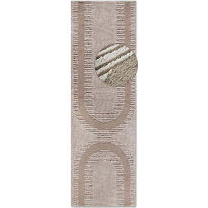 Béžový běhoun 80x240 cm Bartoux Beige – Elle Decoration obraz