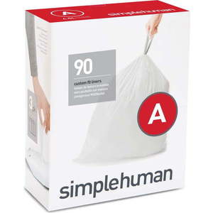 Pytle na odpadky 90 ks 4.5 l A - simplehuman obraz