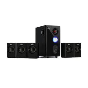 Auna Concept 520, 5.1 reproduktorový systém, 75 W, OneSide subwoofer, BT, USB, SD obraz