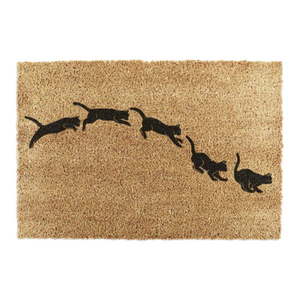 Rohožka z kokosového vlákna 60x90 cm Jumping Cats – Artsy Doormats obraz