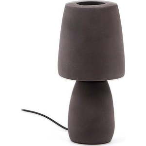 Tmavě hnědá stolní lampa (výška 30 cm) Tandy – Kave Home obraz