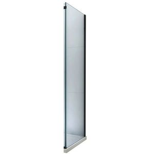 MEXEN OMEGA stěna 90x190 cm 8 mm černé, transparent 820-090-000-70-00 obraz