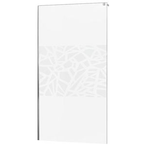 MEXEN KIOTO walk-in 90x200 cm 8mm bílá vzor samostatné sklo 800-090-000-00-85 obraz