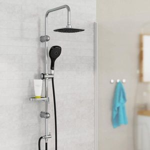 Eisl Sprchový set bez baterie SHOWER DREAM, chrom/černá DXLD60088CS DXLD60088CS obraz