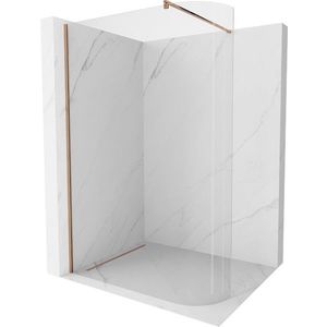 MEXEN/S Kioto Sprchová zástěna WALK-IN zaoblená 110 x 200, transparent 8 mm, růžové zlato 800-110-101-60-06 obraz