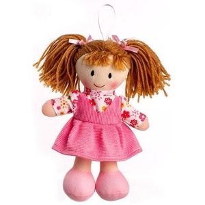 Teddies 59624 Panenka Verunka hadrová plyš 20cm česky mluvící na kartě obraz