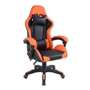 Ergonomická herní židle Racing Supreme Pro, černo-oranžová obraz