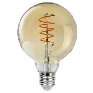 Rabalux Dekorativní LED filament žárovka s točeným vláknem, jantarová , E27, G95, 4W, 350lm, 2200K, 20000h. obraz