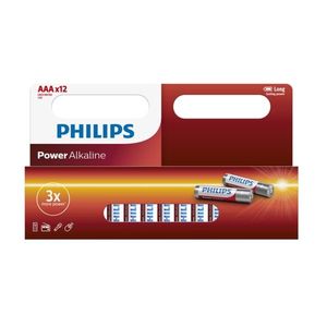 Philips Baterie AAA 1, 5 V Power Alkaline, 12 ks obraz