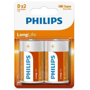 Philips Baterie D 1, 5 V LongLife obraz