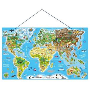 Puzzle Mapa Světa dílků obraz