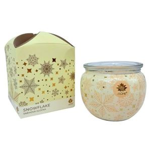 Arome Svíčka ve skle a flower boxu, Snowflake, 90 g obraz