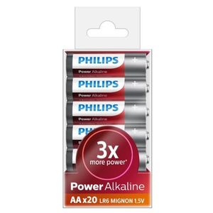 Philips Baterie AA 1, 5 V Power Alkaline, 20 ks obraz