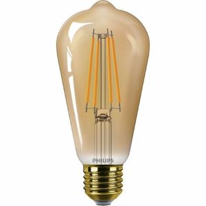 Philips LED filament žárovka E27 ST64 3, 1W (25W) 1800K nestmívatelná, jantarová obraz